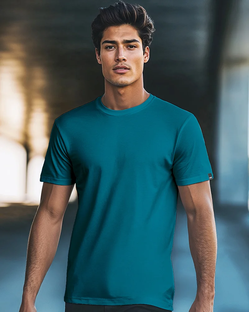 بيواكوف Men's Morrocan Blue T-shirt